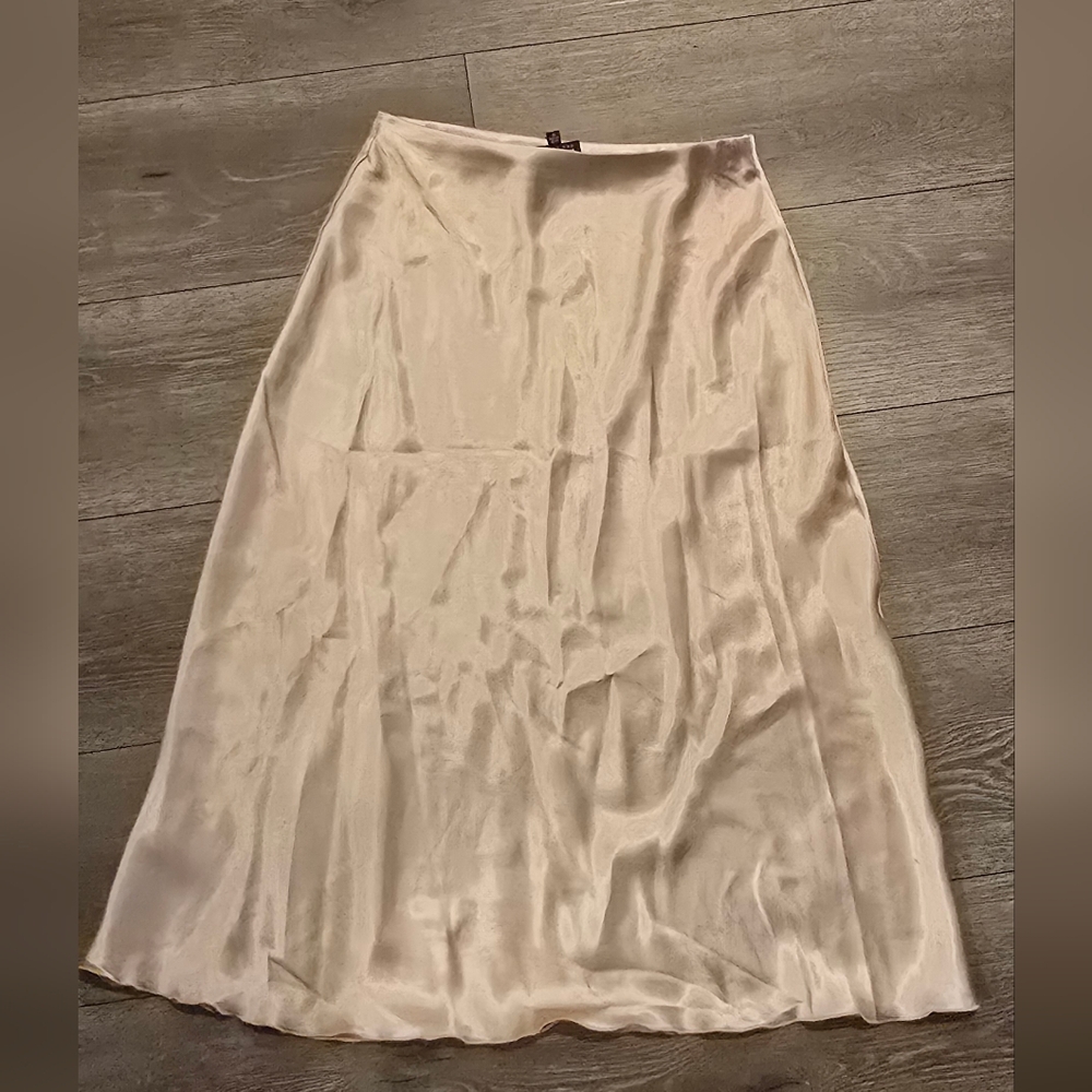 Nicole Miller Cream A-Line Skirt